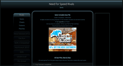 Desktop Screenshot of needforspeedsavegames.com