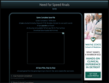 Tablet Screenshot of needforspeedsavegames.com